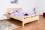 Kinderbett 140 x 200 cm | Massivholz: Buche | Natur Lackiert Abbildung