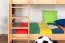 90 x 200 cm Etagenbett mit Stauraum / 2 Schubladen für Kinder Massivholz: Buche | Natur Lackiert | umbaubar in 2 Einzelbetten | Premium-Qualität | inkl. Rollroste Abbildung
