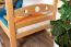 Stockbett für Kinder 90 x 190 cm | Massivholz: Buche | Natur Lackiert | umbaubar in 2 Einzelbetten | inkl. Rollroste Abbildung