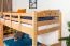 Stockbett für Kinder 90 x 190 cm | Massivholz: Buche | Natur Lackiert | umbaubar in 2 Einzelbetten | inkl. Rollroste Abbildung