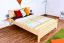 Kinderbett 140 x 200 cm | Massivholz: Buche | Natur Lackiert Abbildung