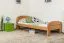 Kinderbett 90 x 200 cm | Massivholz: Buche | Natur Unbehandelt Abbildung