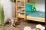 Stockbett für Kinder 90 x 190 cm | Massivholz: Buche | Natur Lackiert | umbaubar in 2 Einzelbetten | inkl. Rollroste Abbildung
