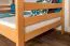 Etagenbett für Kinder 120 x 200 cm | Massivholz: Buche | Natur Lackiert | umbaubar in 2 Einzelbetten | inkl. Rollroste Abbildung