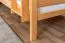 Stockbett für Kinder 90 x 190 cm | Massivholz: Buche | Natur Lackiert | umbaubar in 2 Einzelbetten | inkl. Rollroste Abbildung