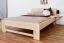 Kinderbett 140 x 200 cm | Massivholz: Buche | Natur Lackiert Abbildung