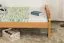Kinderbett 90 x 200 cm | Massivholz: Buche | Natur Unbehandelt Abbildung