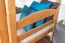 Stockbett für Kinder 90 x 190 cm | Massivholz: Buche | Natur Lackiert | umbaubar in 2 Einzelbetten | inkl. Rollroste Abbildung