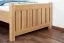 Kinderbett 90 x 200 cm | Massivholz: Buche | Natur Lackiert Abbildung