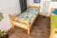 Stockbett für Kinder 90 x 190 cm | Massivholz: Buche | Natur Lackiert | umbaubar in 2 Einzelbetten | inkl. Rollroste Abbildung