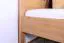 Kinderbett 90 x 200 cm | Massivholz: Buche | Natur Lackiert Abbildung