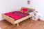 Kinderbett 140 x 200 cm | Massivholz: Buche | Natur Lackiert Abbildung