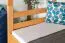 Stockbett für Kinder 90 x 190 cm | Massivholz: Buche | Natur Lackiert | umbaubar in 2 Einzelbetten | inkl. Rollroste Abbildung