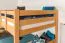 Etagenbett für Kinder 120 x 200 cm | Massivholz: Buche | Natur Lackiert | umbaubar in 2 Einzelbetten | inkl. Rollroste Abbildung