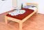 Kinderbett 90 x 200 cm | Massivholz: Kiefer | Natur Lackiert Abbildung