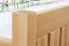 Kinderbett 90 x 200 cm | Massivholz: Buche | Natur Lackiert Abbildung