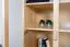 77 cm breiter Kleiderschrank mit 2 Türen, 8 Fächern und 2 Schubladen aus Massiv-Holz | Farbe: Natur | Tiefe: 50 cm Abbildung