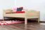 Kinderbett 90 x 200 cm | Massivholz: Buche | Natur Lackiert Abbildung