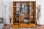 162 cm breiter Kleiderschrank mit 4 Türen, 8 Fächern und 3 Schubladen aus Massiv-Holz | Farbe: Eiche Rustikal | Tiefe: 60 cm Abbildung