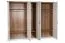 291 cm breiter Kleiderschrank mit 5 Türen | Farbe: Weiß Abbildung