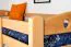 Stockbett für Kinder 90 x 190 cm | Massivholz: Buche | Natur Lackiert | umbaubar in 2 Einzelbetten | inkl. Rollroste Abbildung