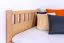 Kinderbett 90 x 200 cm | Massivholz: Buche | Natur Lackiert Abbildung