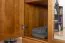 162 cm breiter Kleiderschrank mit 4 Türen, 8 Fächern und 3 Schubladen aus Massiv-Holz | Farbe: Eiche Rustikal | Tiefe: 60 cm Abbildung