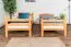 Stockbett für Kinder 90 x 190 cm | Massivholz: Buche | Natur Lackiert | umbaubar in 2 Einzelbetten | inkl. Rollroste Abbildung