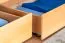 90 x 200 cm Etagenbett mit Stauraum / 2 Schubladen für Kinder Massivholz: Buche | Natur Lackiert | umbaubar in 2 Einzelbetten | Premium-Qualität | inkl. Rollroste Abbildung