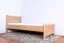 Kinderbett 90 x 200 cm | Massivholz: Buche | Natur Lackiert Abbildung