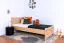 Kinderbett 90 x 200 cm | Massivholz: Buche | Natur Lackiert Abbildung