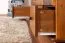 162 cm breiter Kleiderschrank mit 4 Türen, 8 Fächern und 3 Schubladen aus Massiv-Holz | Farbe: Eiche Rustikal | Tiefe: 60 cm Abbildung