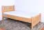 Kinderbett 90 x 200 cm | Massivholz: Buche | Natur Lackiert Abbildung