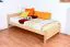 Bettrahmen für Kinder / Kinderbett 100 x 200 cm | Massivholz: Buche | Natur Lackiert Abbildung