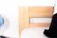 Kinderbett 100 x 200 cm | Massivholz: Kiefer | Natur Lackiert Abbildung