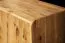 Kleiderschrank | 2 Drehtüren | 5 Fächer | 2 Schubladen | mit Kleiderstange | 100 cm breit | Massivholz | Farbe: Natur Abbildung