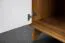 Kleiderschrank | 2 Drehtüren | 6 Fächer | 2 Schubladen | mit Kleiderstange | 90 cm breit | Massivholz | Farbe: Braun / Weiß Abbildung