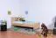 Kinderbett 90 x 200 cm | Massivholz: Buche | Natur Lackiert Abbildung
