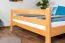 Hochbett für Kinder 160 x 200 cm | Massivholz: Buche | Natur Lackiert | umbaubar in Einzelbett | Premium-Qualität | inkl. Rollrost Abbildung
