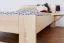 Kinderbett 140 x 200 cm | Massivholz: Buche | Natur Lackiert Abbildung