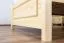 Kinderbett 100 x 200 cm | Massivholz: Kiefer | Natur Lackiert Abbildung