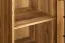 Kleiderschrank | 2 Drehtüren | 5 Fächer | 2 Schubladen | mit Kleiderstange | 100 cm breit | Massivholz | Farbe: Natur Abbildung
