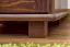 Kleiderschrank | 1 Drehtür | mit Kleiderstange | 47 cm breit | Massivholz | Farbe: Nuss Abbildung