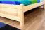 Kinderbett 140 x 200 cm | Massivholz: Kiefer | Natur Lackiert Abbildung