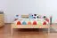 Kinderbett 140 x 200 cm | Massivholz: Kiefer | Natur Lackiert Abbildung
