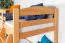 Etagenbett für Kinder 90 x 190 cm | Massivholz: Buche | Natur Lackiert | umbaubar in 2 Einzelbetten | inkl. Rollroste Abbildung