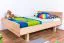 Kinderbett 140 x 200 cm | Massivholz: Buche | Natur Lackiert Abbildung