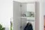 Schmaler 47 cm breiter Kleiderschrank mit 1 Tür | Kleiderstange | Farbe: Beige Abbildung