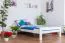 Buche Bettgestell 140 x 200 cm Weiß Abbildung