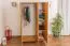 Holzschrank Kleiderschrank Schlafzimmerschrank, Farbe: Erle 190x120x60 cm Abbildung